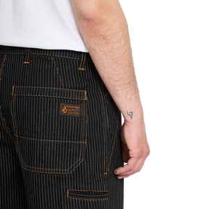 Volcom Dialed Work Men's Pants - Black Stripe
