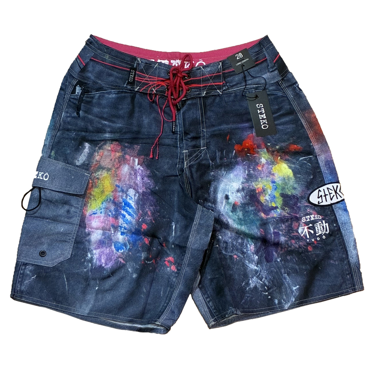 Steko Fudo Men's Boardshorts - Black