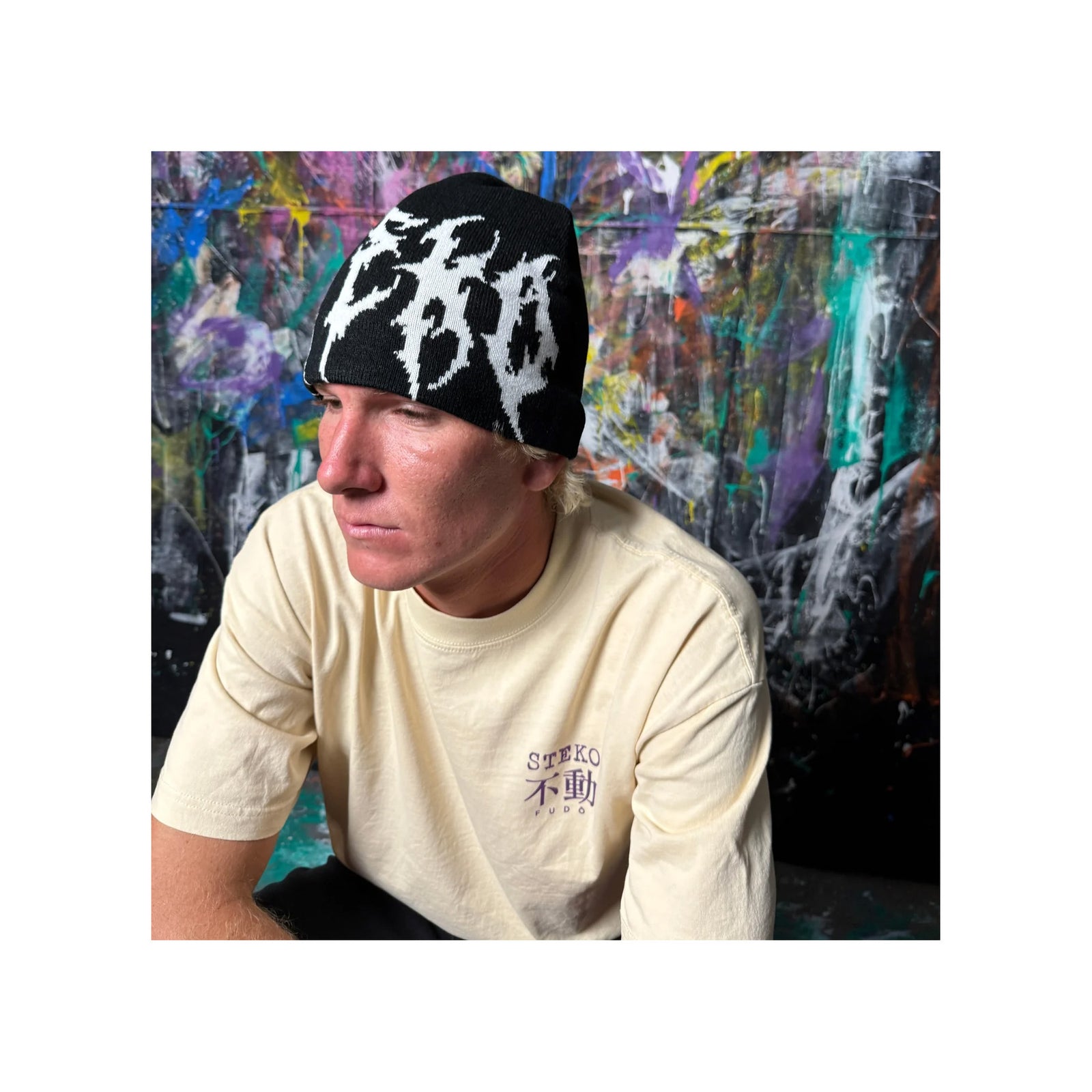 Steko Crime Men's Beanie - Black