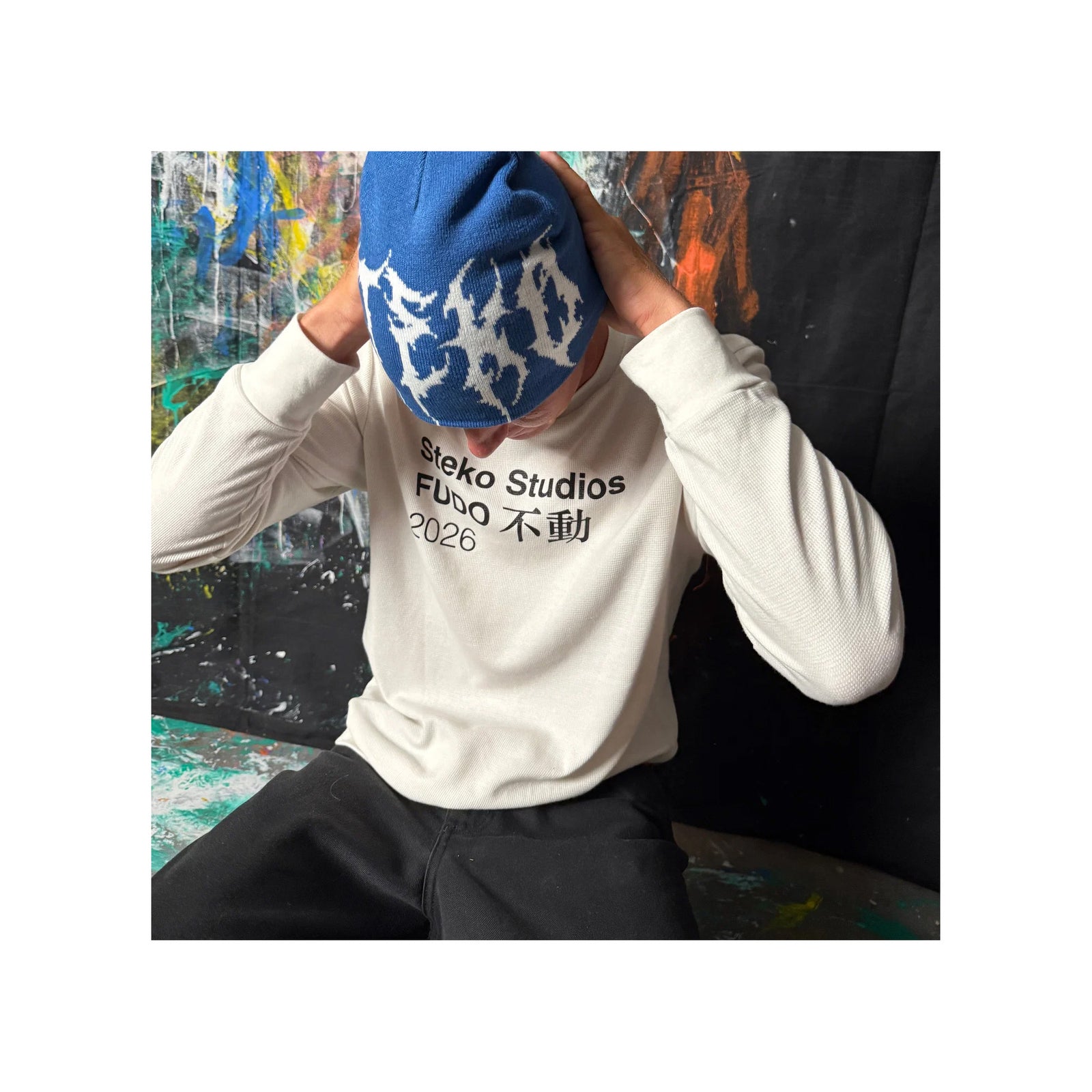 Steko Crime Men's Beanie - Blue