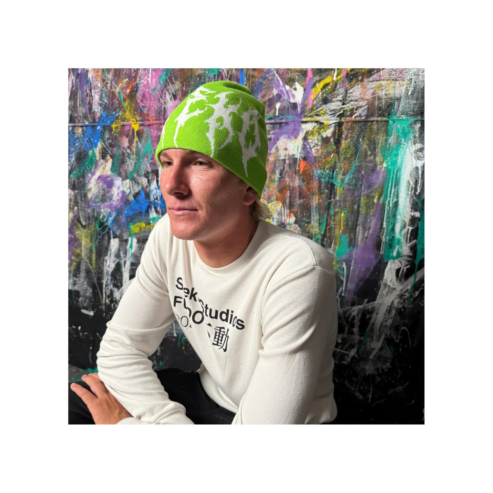Steko Crime Men's Beanie - Green