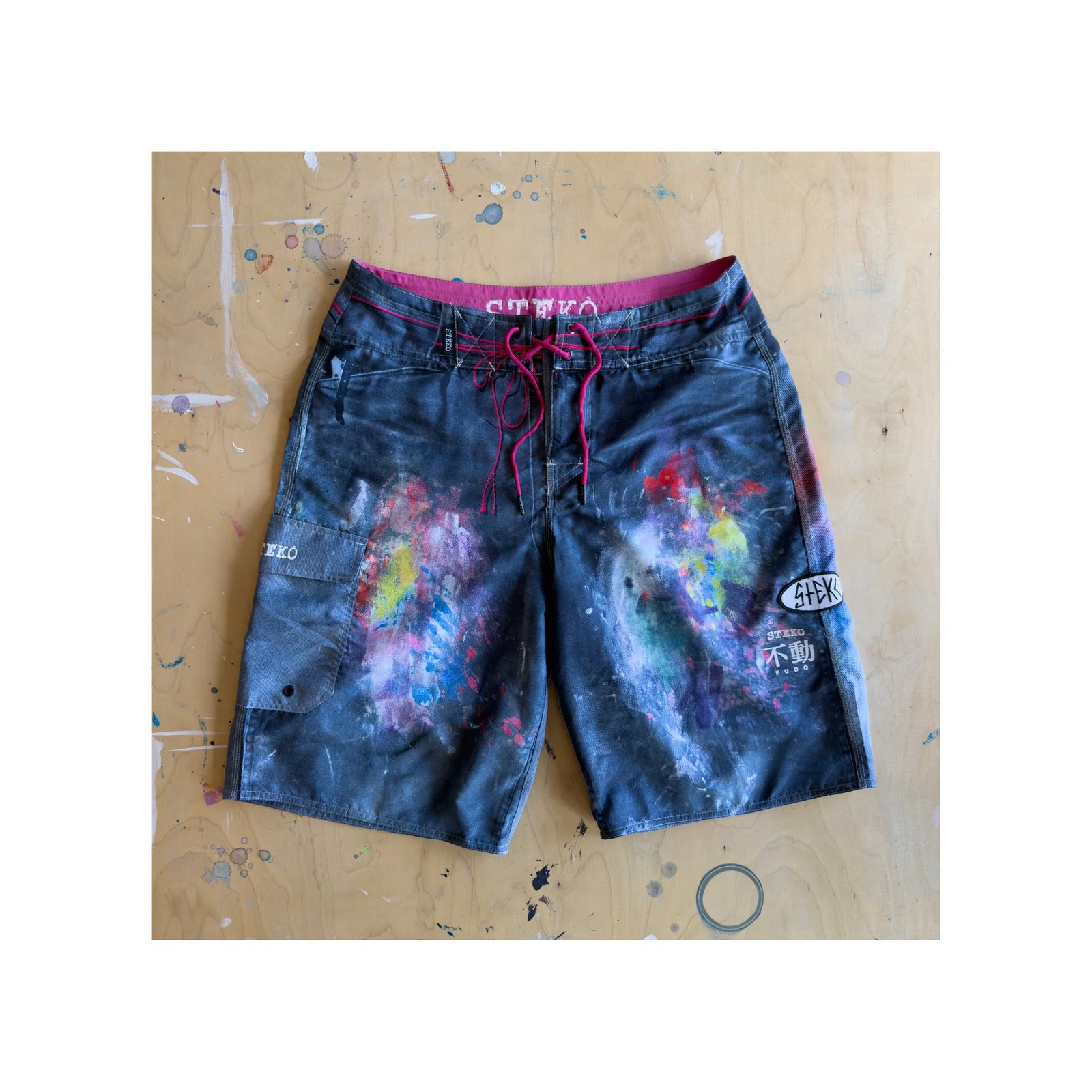 STEKO FUDO Men's Boardshorts - Black
