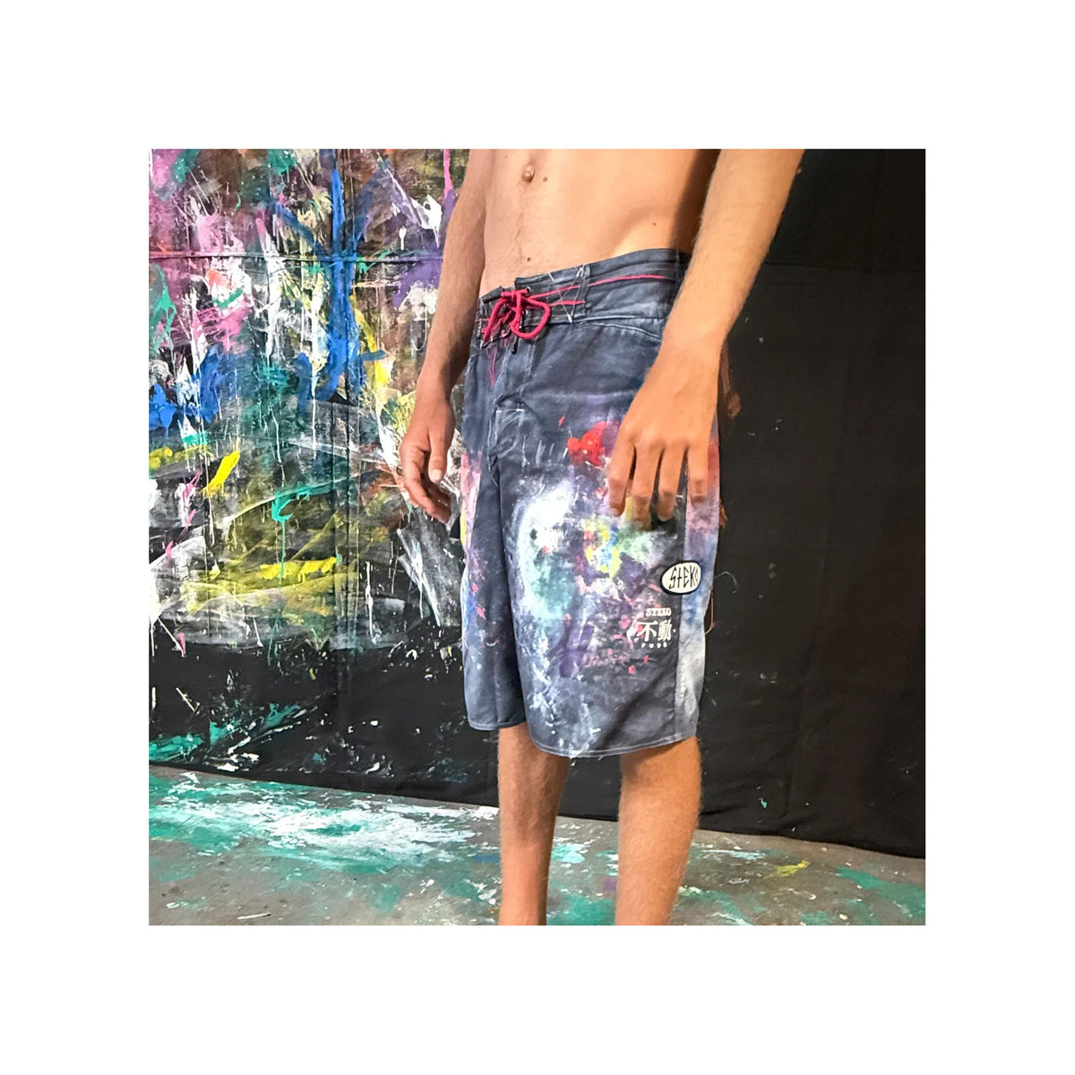 STEKO FUDO Men's Boardshorts - Black