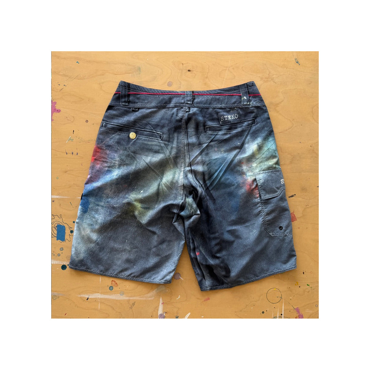 STEKO FUDO Men's Boardshorts - Black