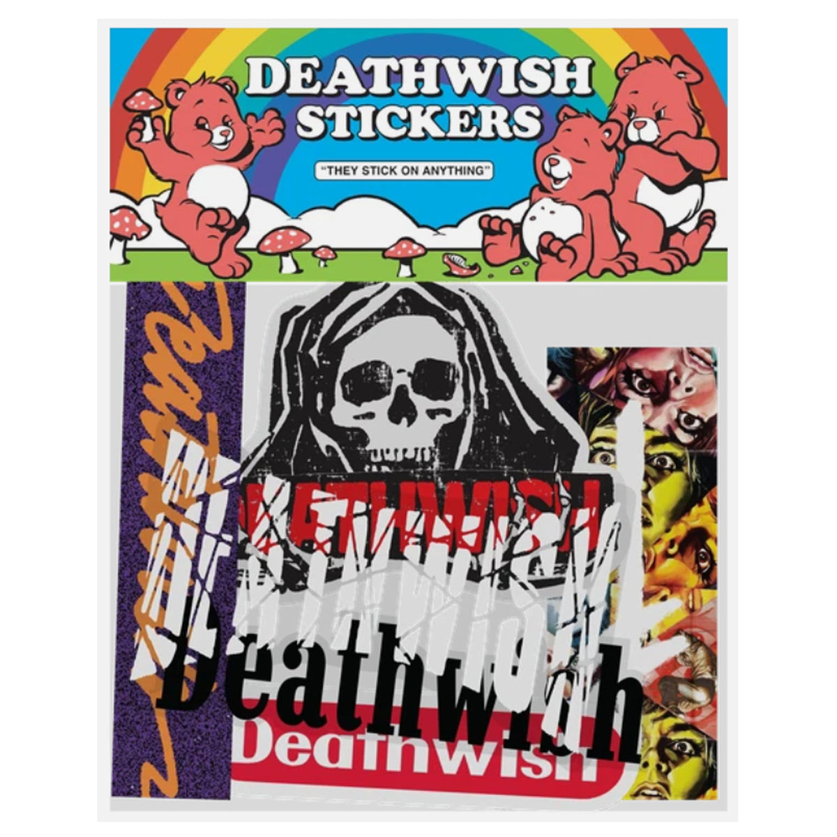 Deathwish Fear 6pk Sticker Pack
