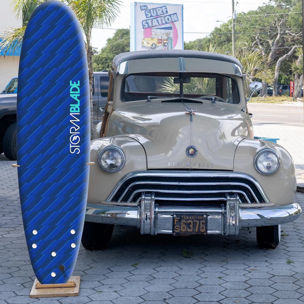 Storm Blade Classic 7'0 Soft Surfboard - Blizzard Navy