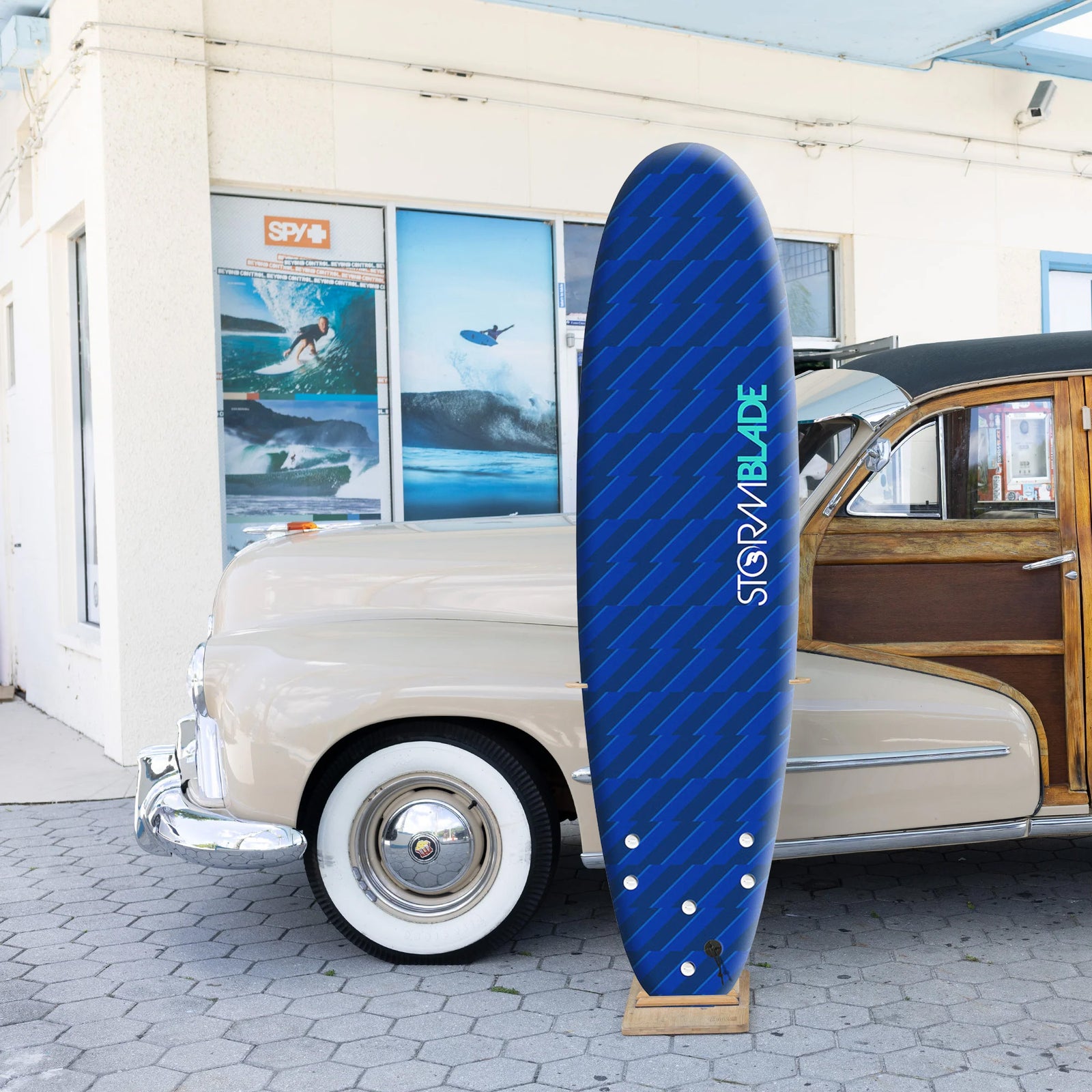 Storm Blade Classic 8'0 Soft Surfboard - Blizzard Navy