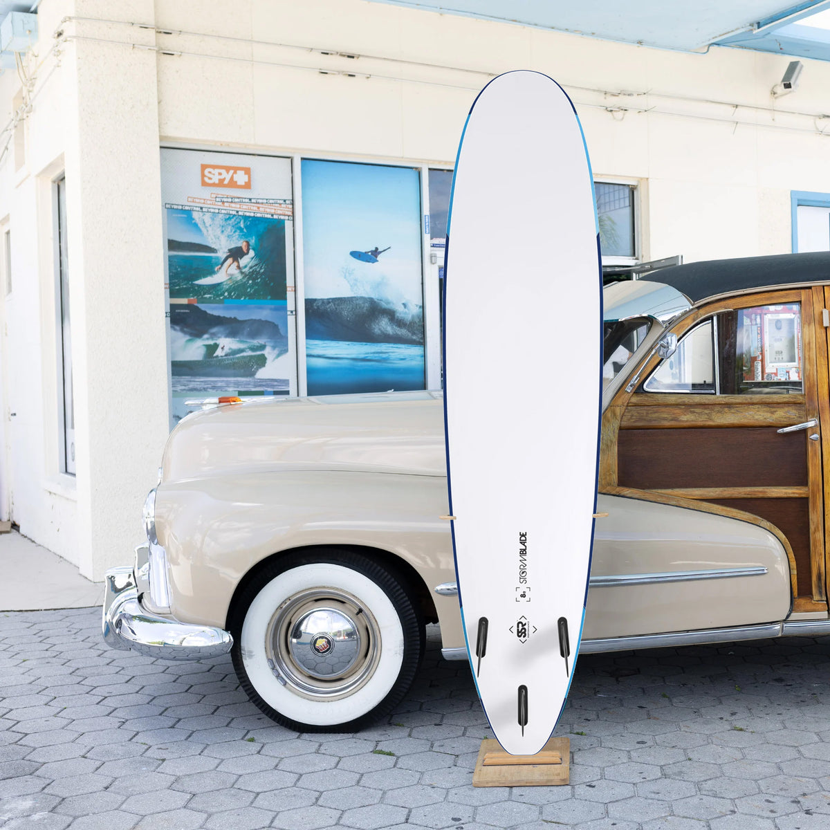 Storm Blade SSR Performance 8'0 Soft Surfboard - Azule Blue