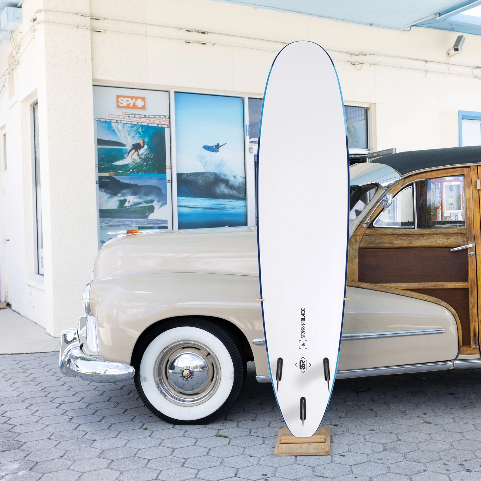 Storm Blade SSR Performance 8'0 Soft Surfboard - Azule Blue