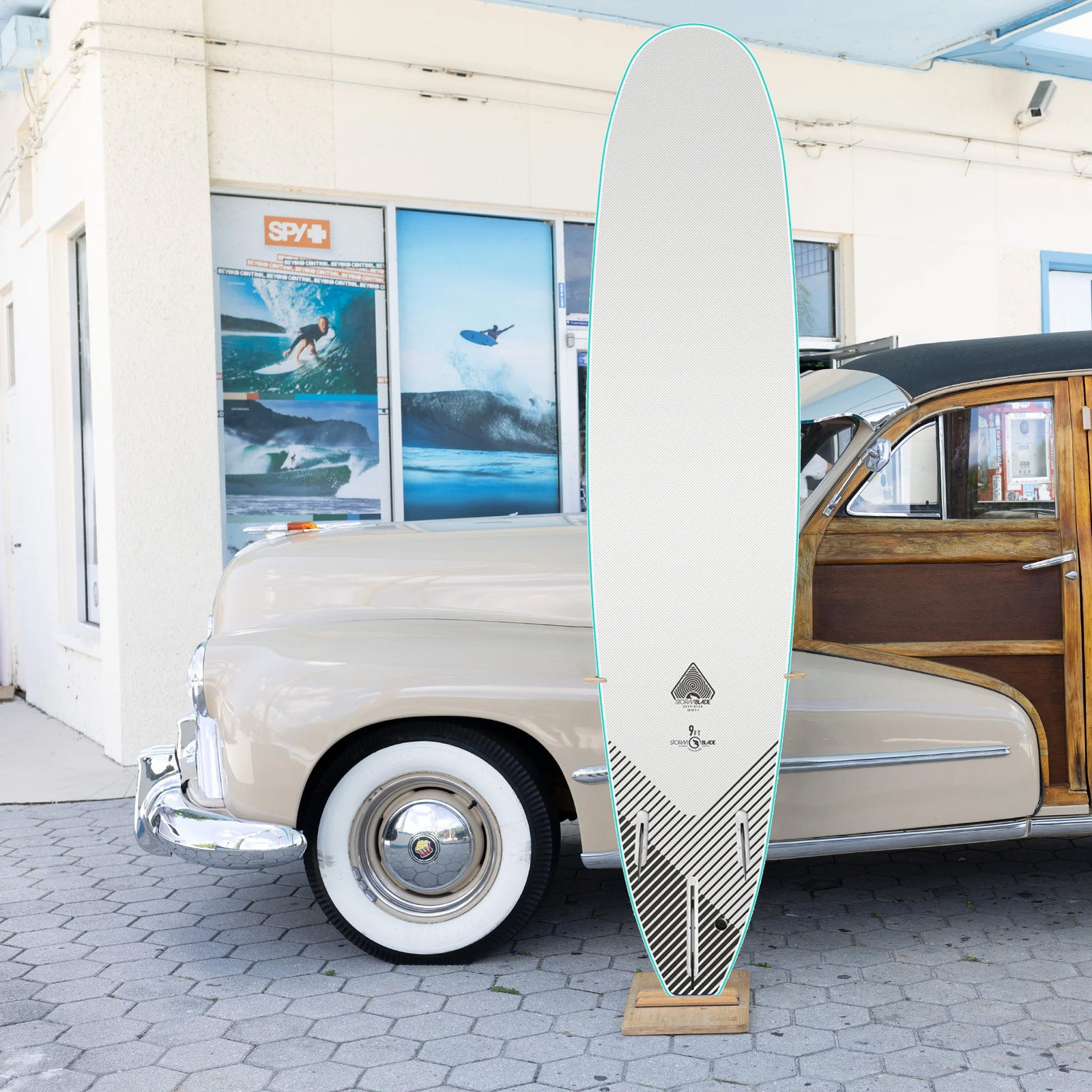 Storm Blade Classic 9'0 Soft Surfboard - Turquoise