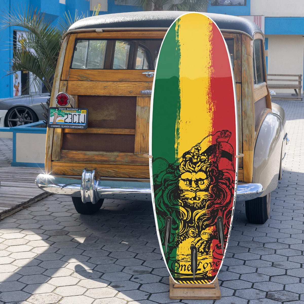 Storm Blade Mini 4'10 Soft Surfboard - White Rasta