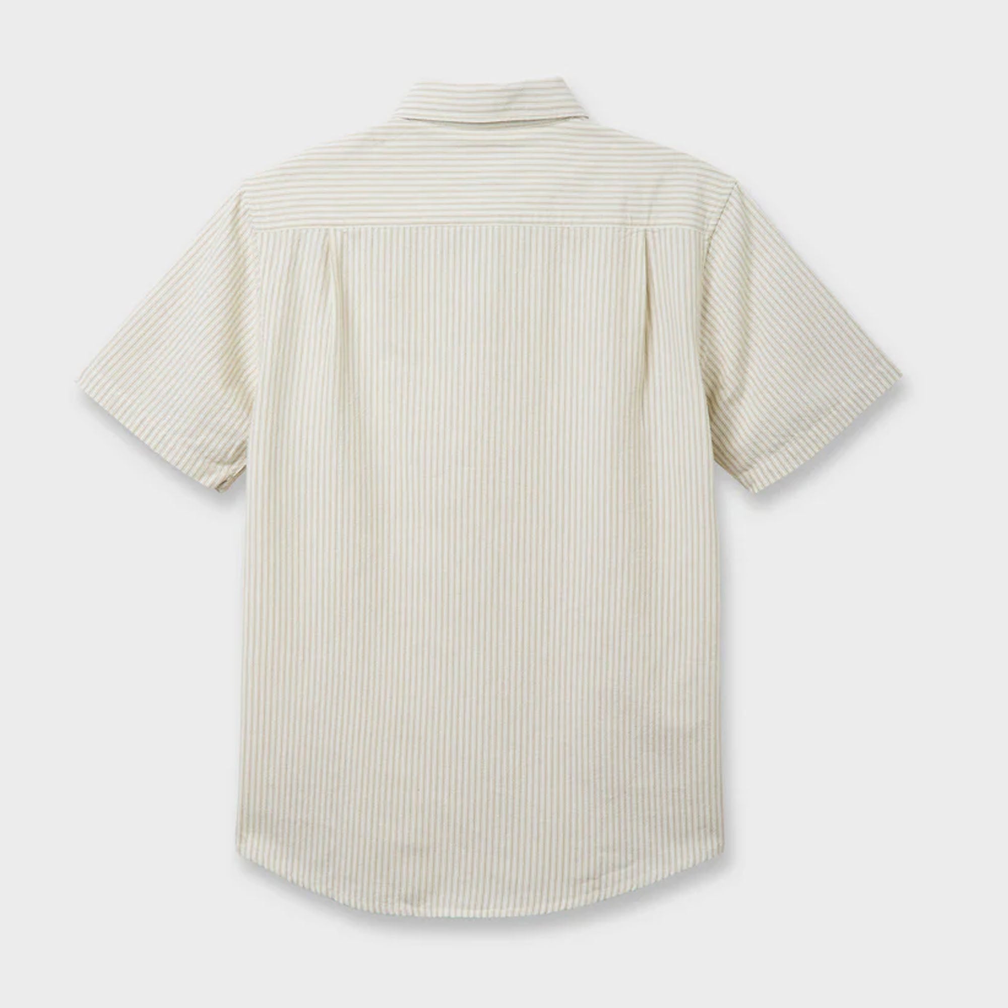 Quiksilver Oxford Stripe Classic Men's S/S Dres Shirt - Moonstruck