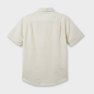 Quiksilver Oxford Stripe Classic Men's S/S Dres Shirt - Moonstruck