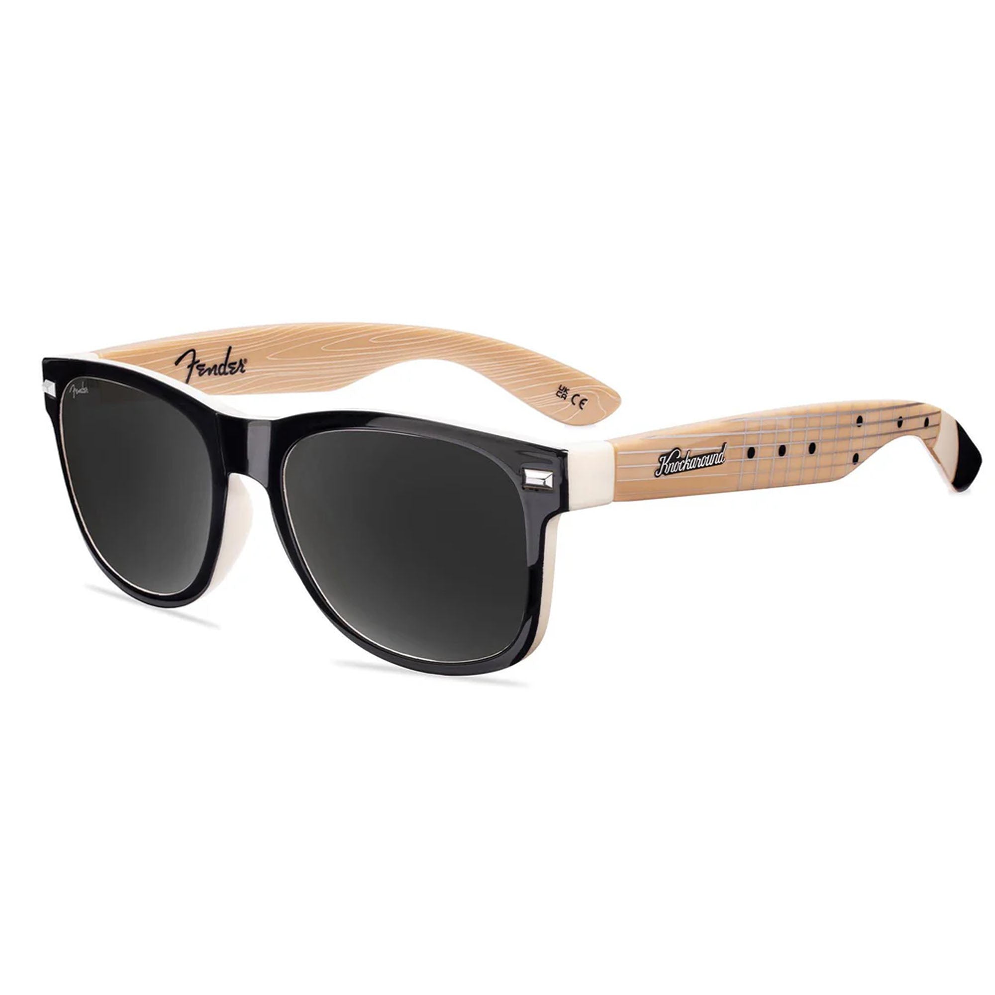 Knockaround Fort Knocks Men's Sunglasses - Black Stratocaster Polarized
