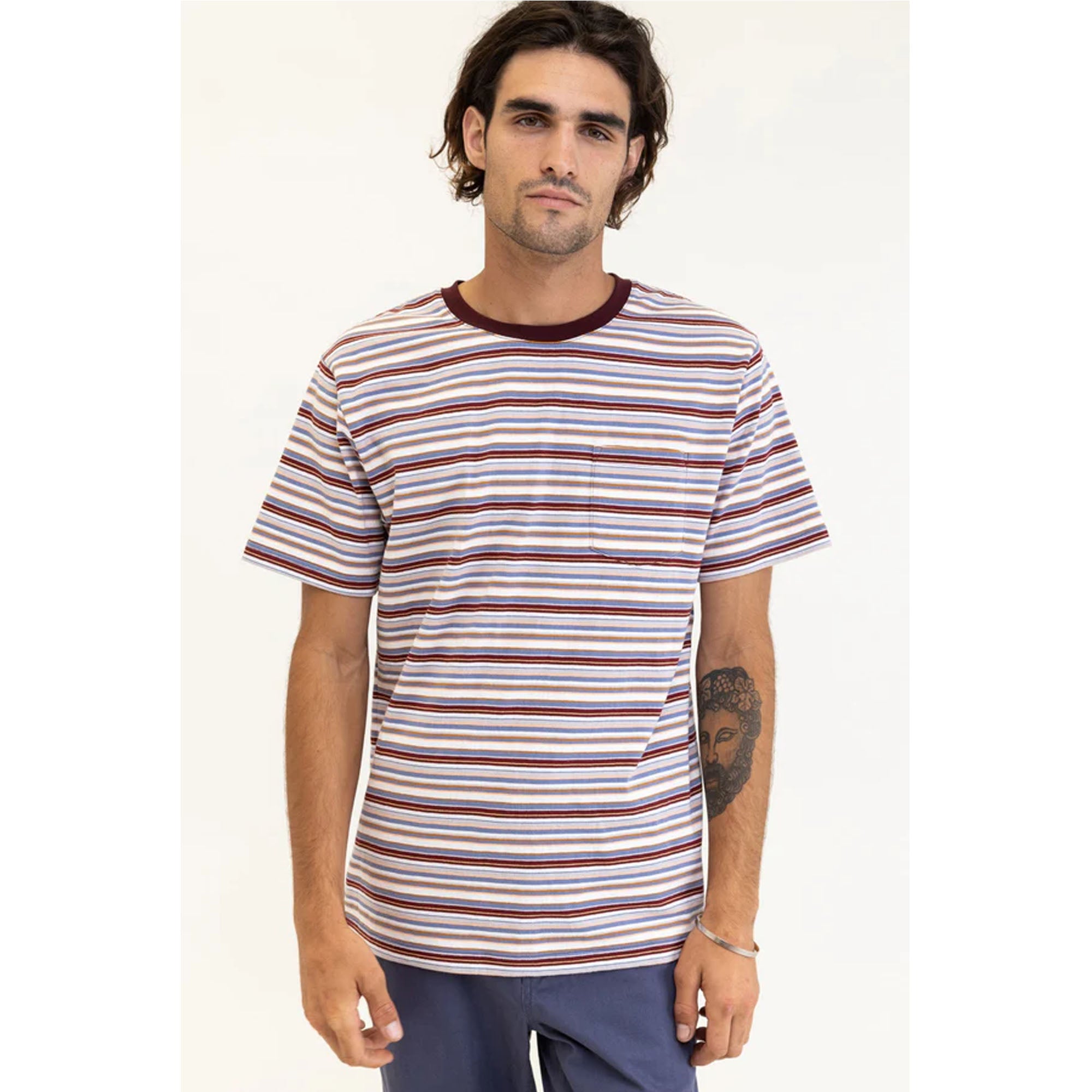 Rhythm Everyday Stripe Men's S/S T-Shirt