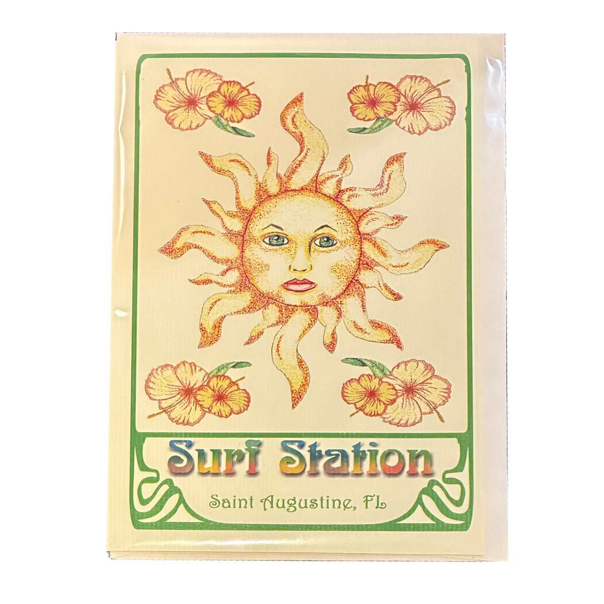 Lottie Dottie Art Sun Greeting Card