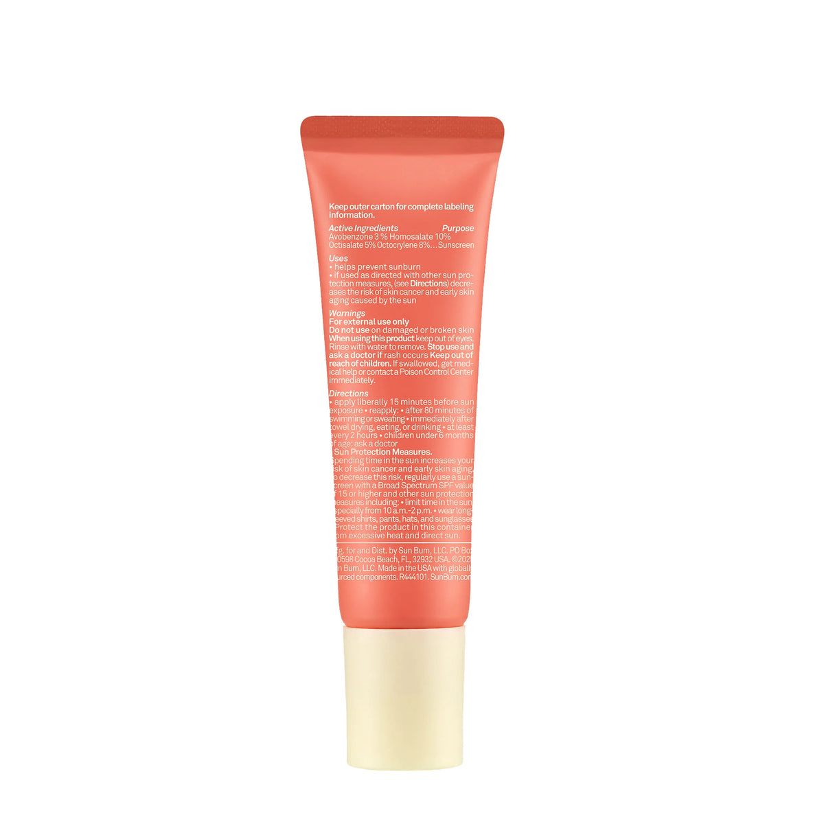 Sun Bum Moisturizing 30 SPF Tinted Lip Balm Sunscreen - Sunset Cove