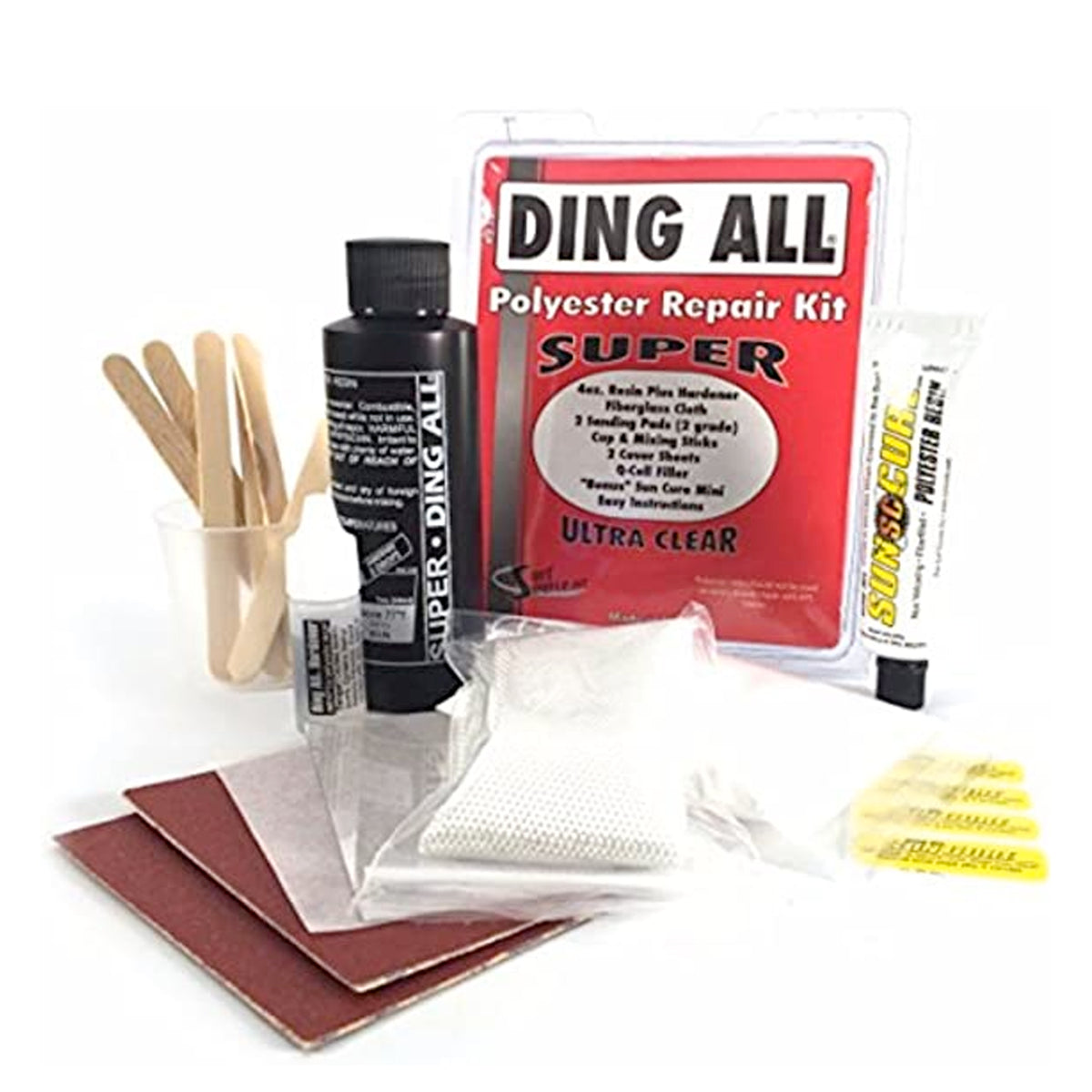 Ding All Super Polyester Repair Kit 4oz