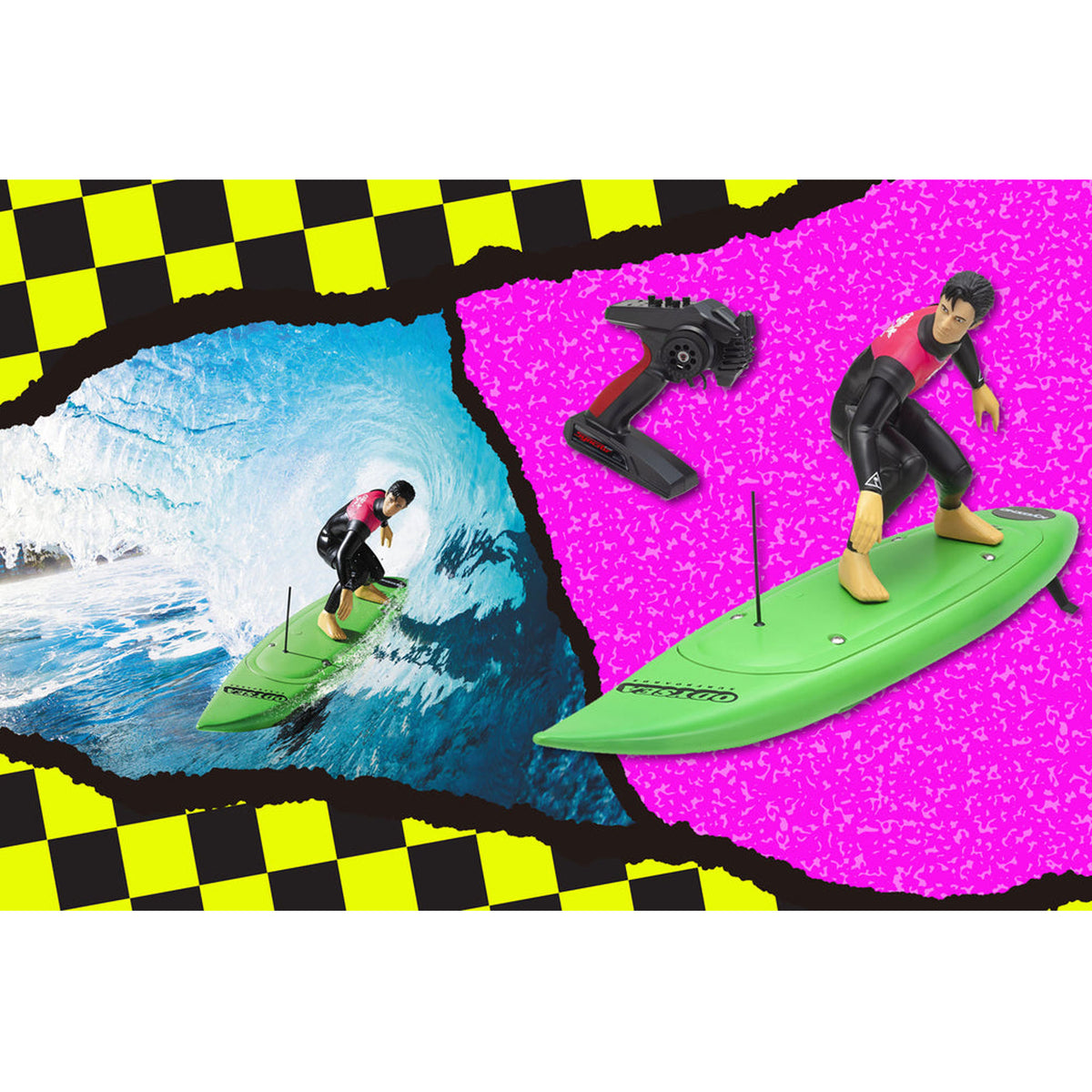 Catch Surf x Kyosho RC Surfer - Neon Green