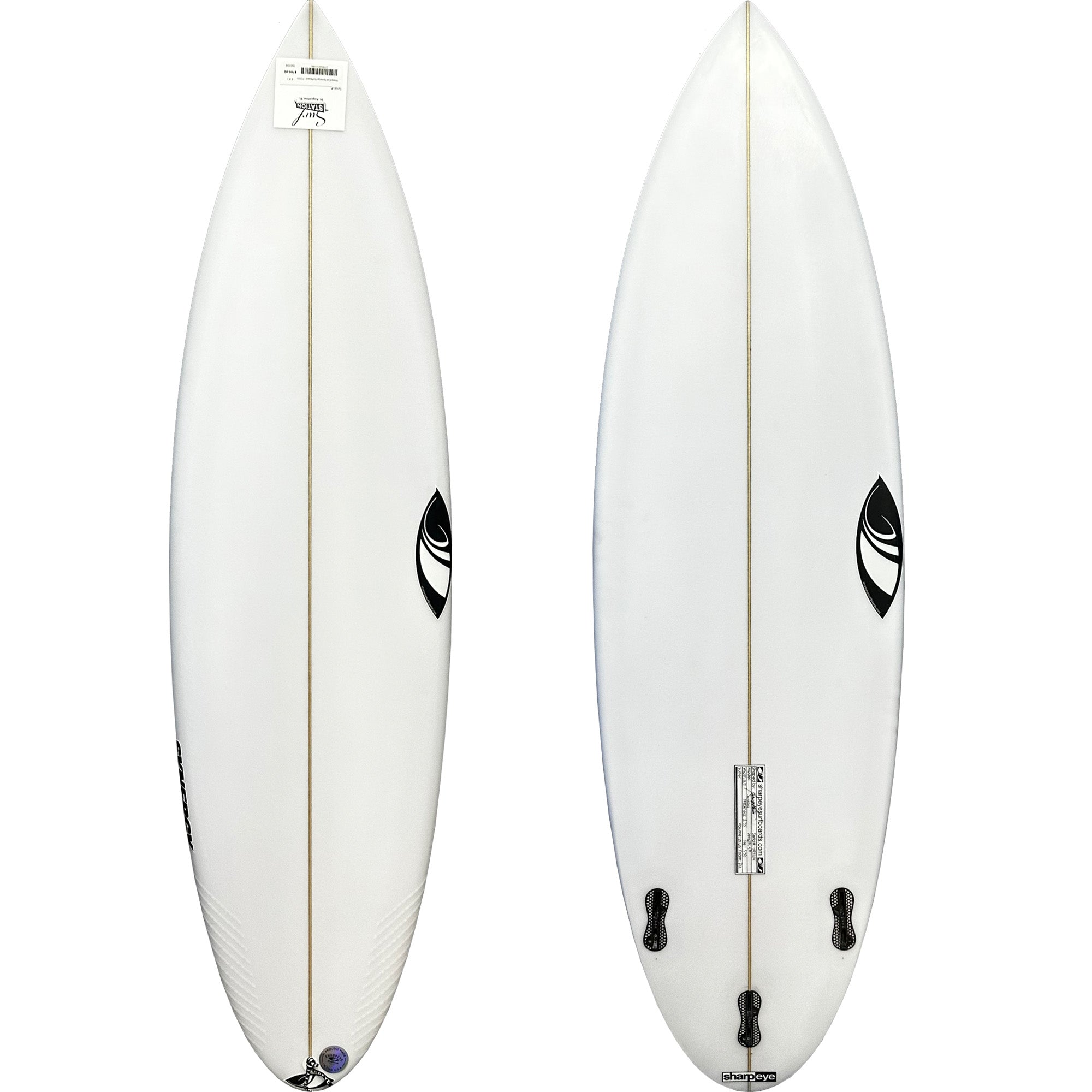 Sharp Eye Synergy Round Surfboard - FCS II