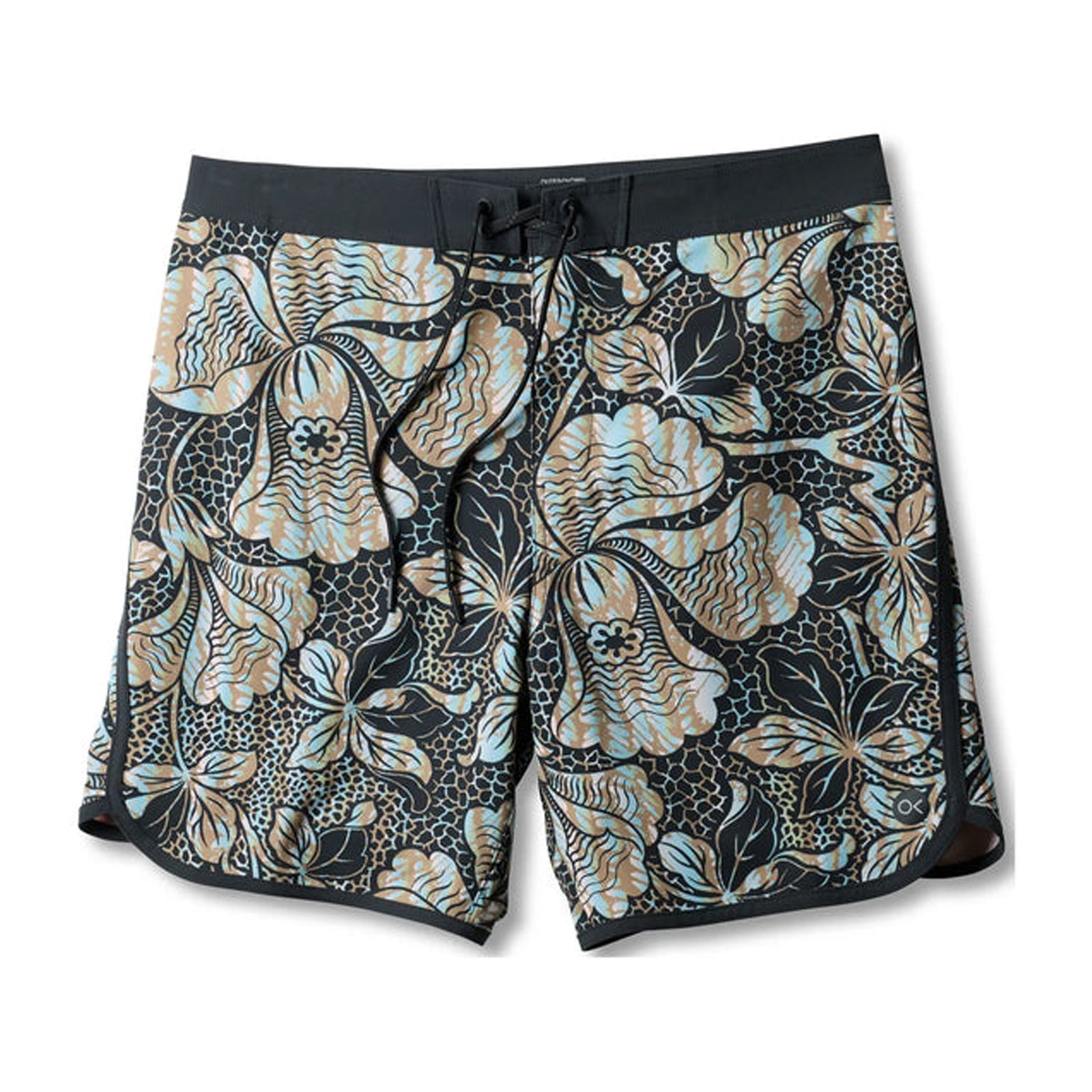 Outerknown All Time Scallop Men's Boardshorts - Dazedaloha Tropical Forest