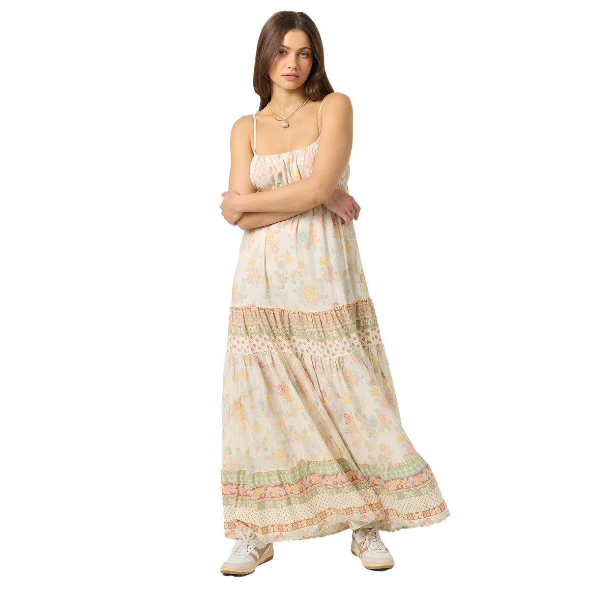 O'Neill Lillie Maxi Women's Dress - Tapioca