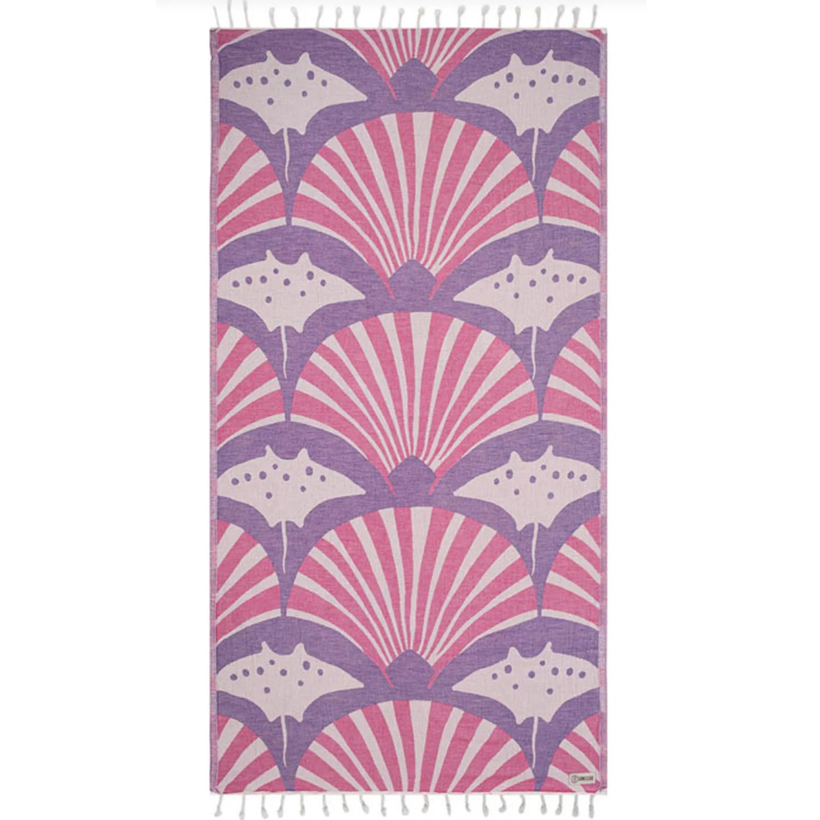Sand Cloud Towel - Geo Manta Rays