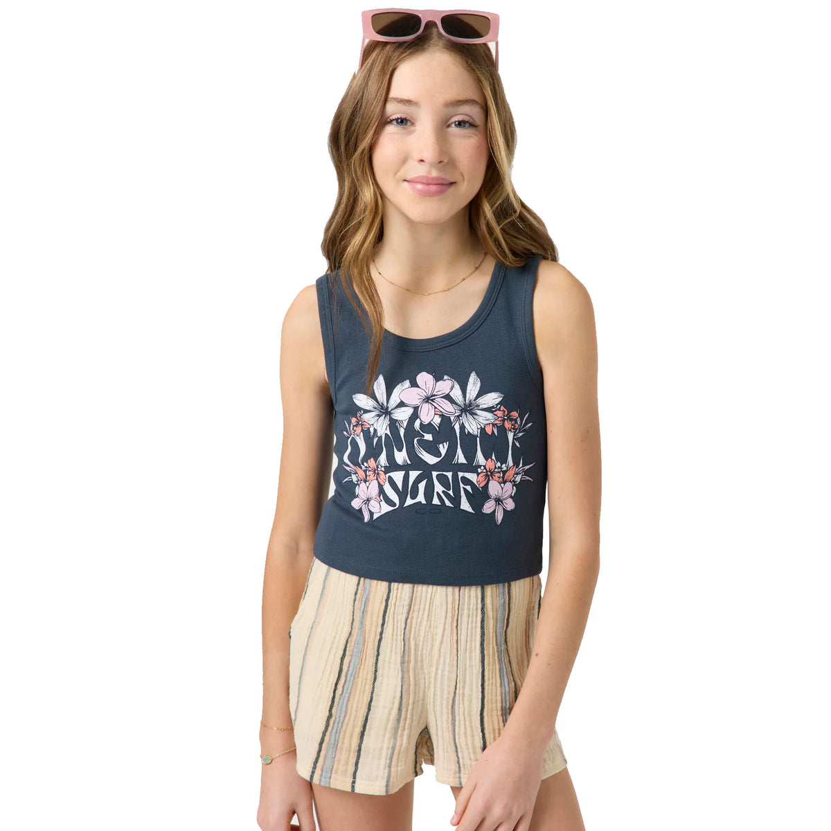 O'Neill Plumeria Youth Girl's Tank Top - Slate