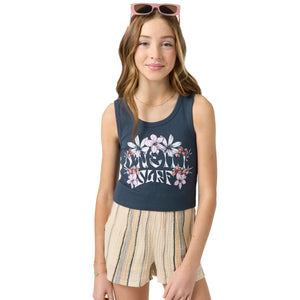 O'Neill Plumeria Youth Girl's Tank Top - Slate
