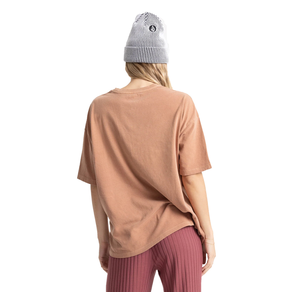 Volcom Mystic Palms Bad Women's S/S T-Shirt - Mocha Mousse