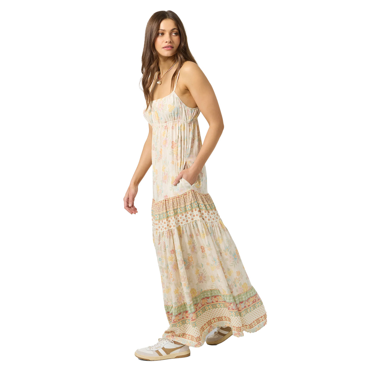 O'Neill Lillie Maxi Women's Dress - Tapioca