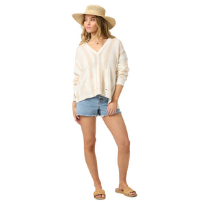 O'Neill Catamaran Relaxed Hooded Women's Sweatshirt - Tapioca