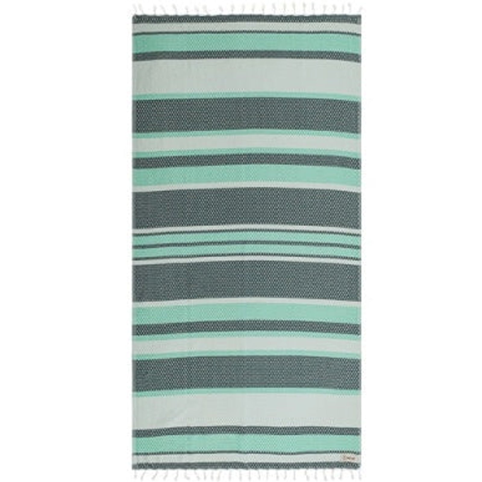 Sand Cloud Jade Dobby Stripe Towel - Teal