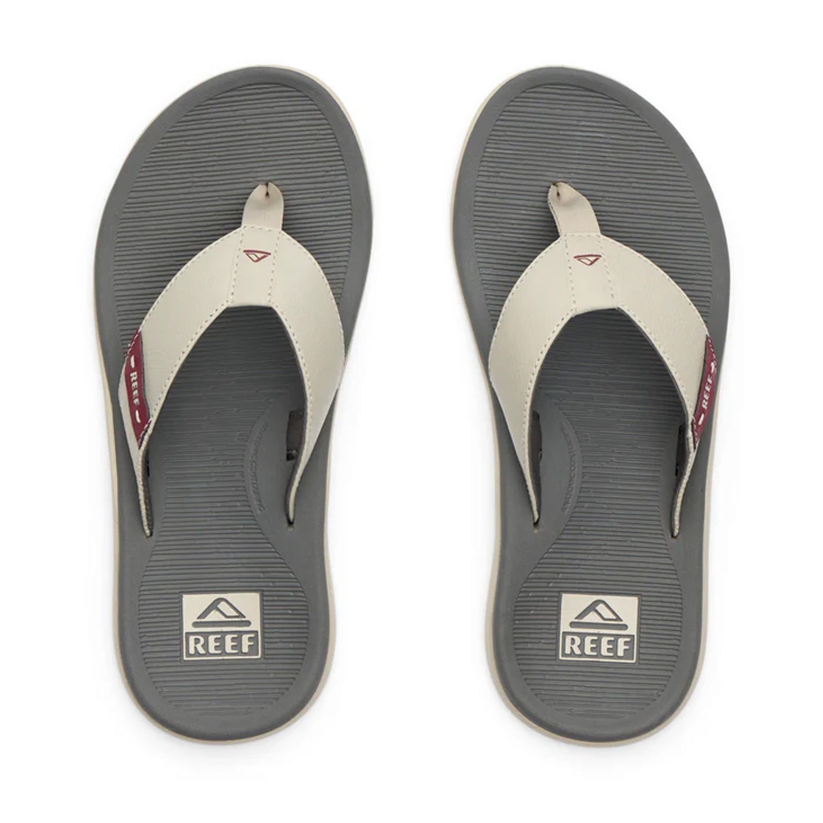 Reef Santa Ana Men's Sandals - Tan/Grey/Maroon