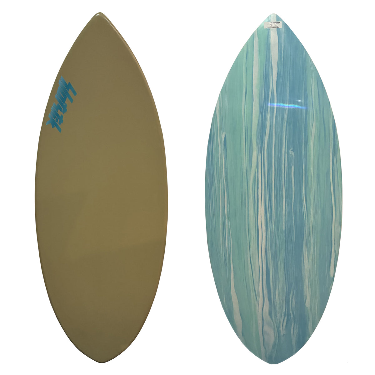 SlotStik E 54" Skimboard - Tan/Sky Marble