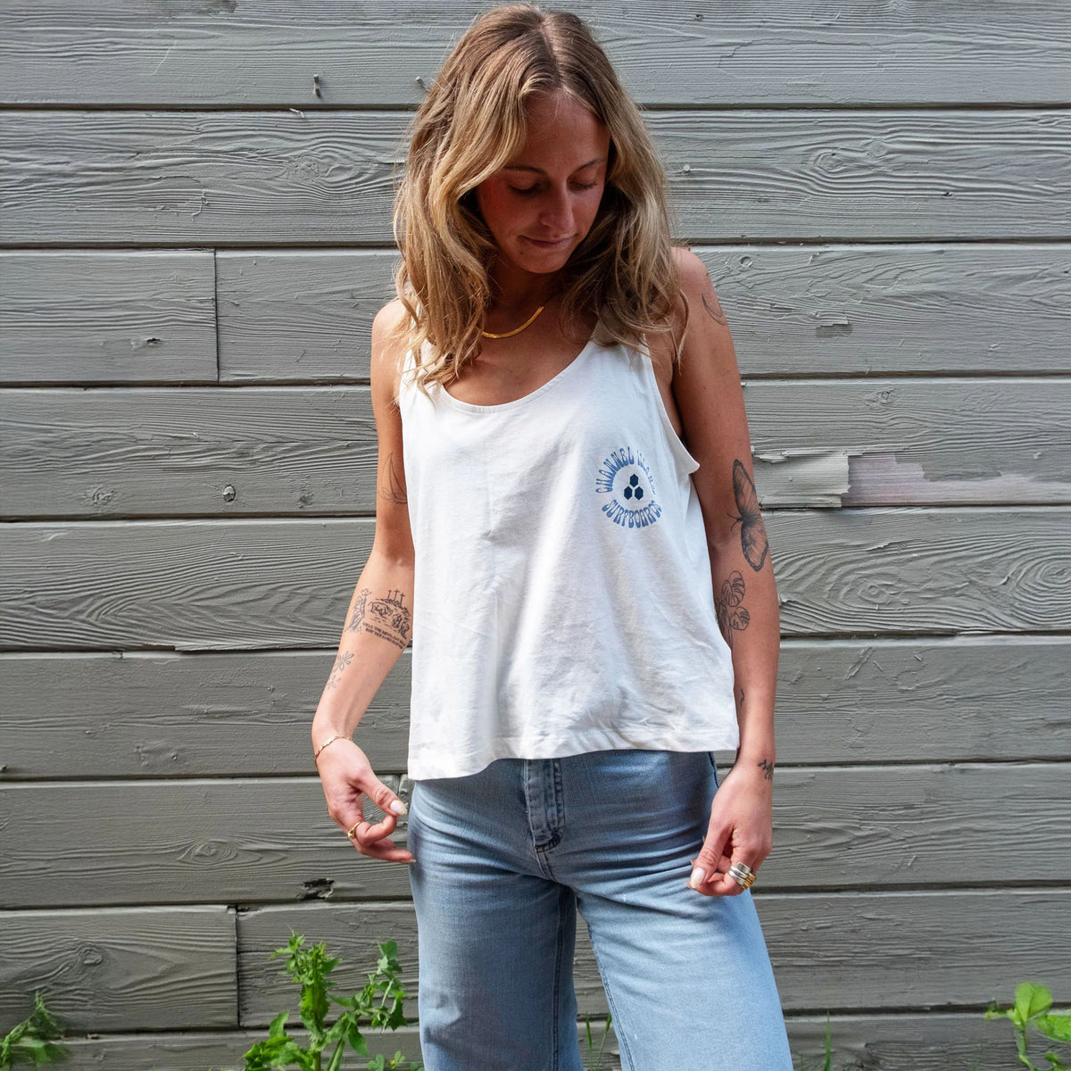 Channel Islands Hippie Women's Tank Top - White