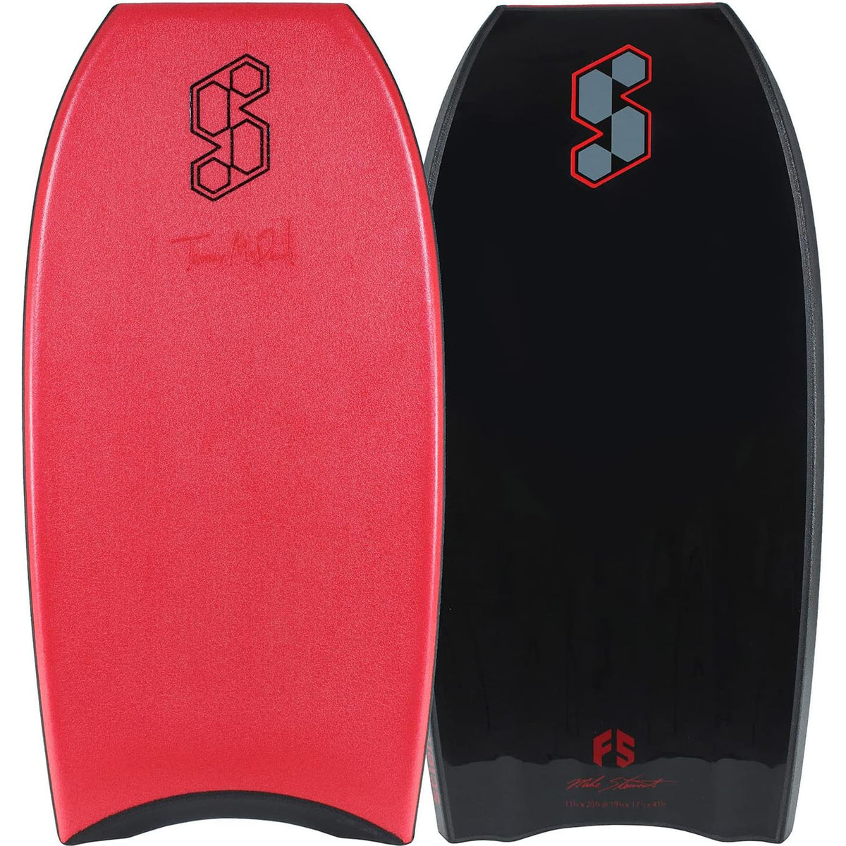 Mike Stewart Science Tanner Spec TriQuad 39.5" Bodyboard - Red/Black