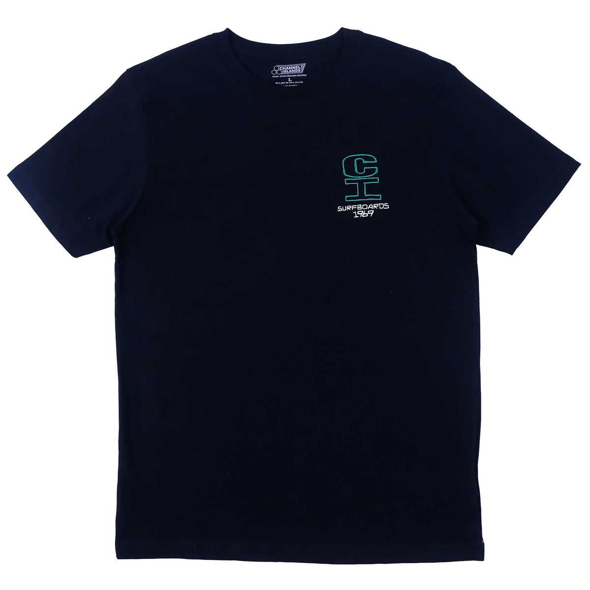 Channel Islands Merrick Circle Fire Youth Boy's S/S T-Shirt - Black/Teak