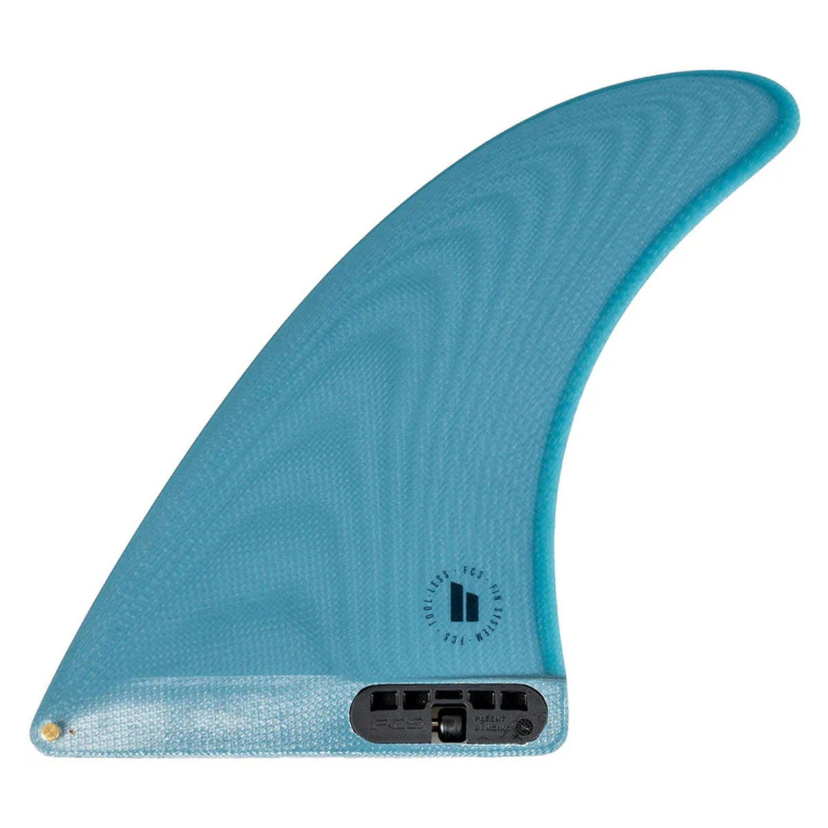 FCS II Single Fin 8" Longboard Fin - Teal