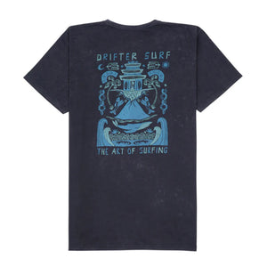 Drifter Surf Tropicool Pocket Men's S/S T-Shirt - Charcoal Stone Washed