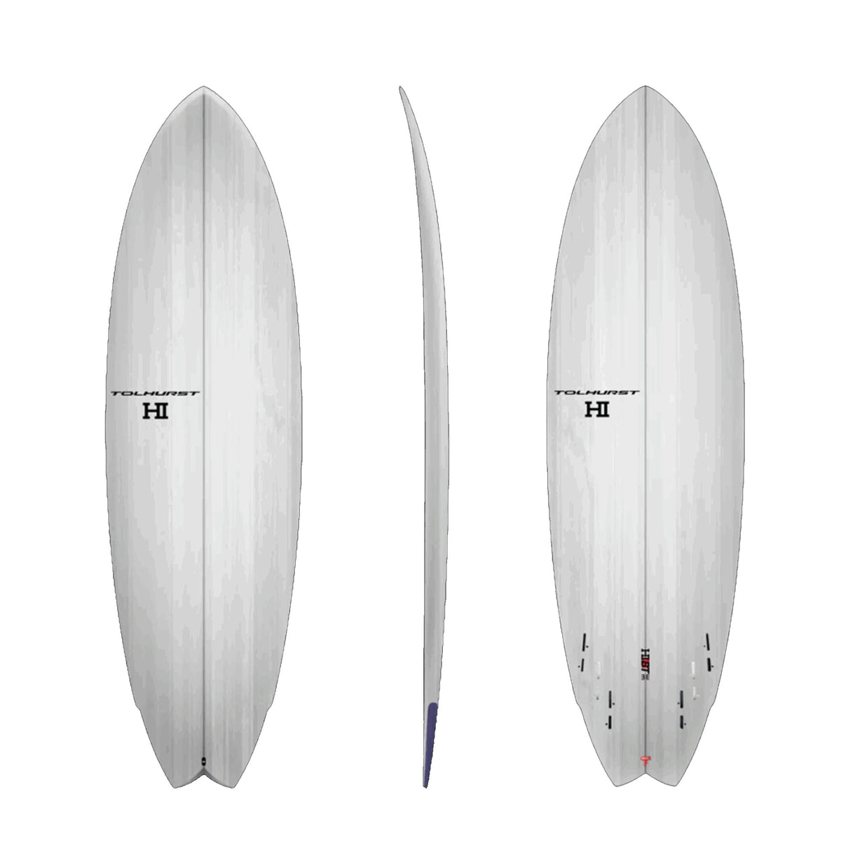 Thunderbolt HIBT 3+3 6'6 Surfboard - FCS II
