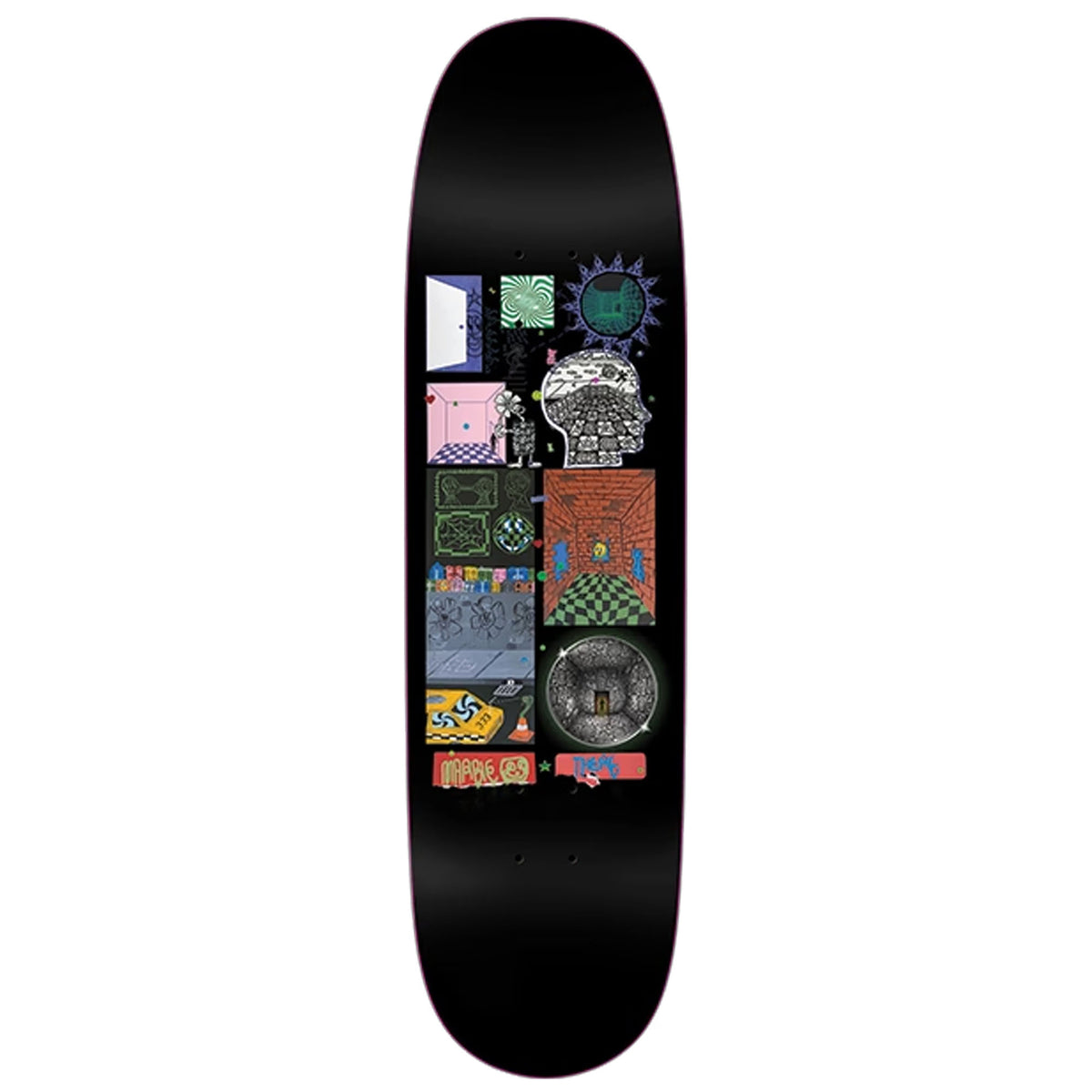 There Miller RGB Overload 8.5" Skateboard Deck