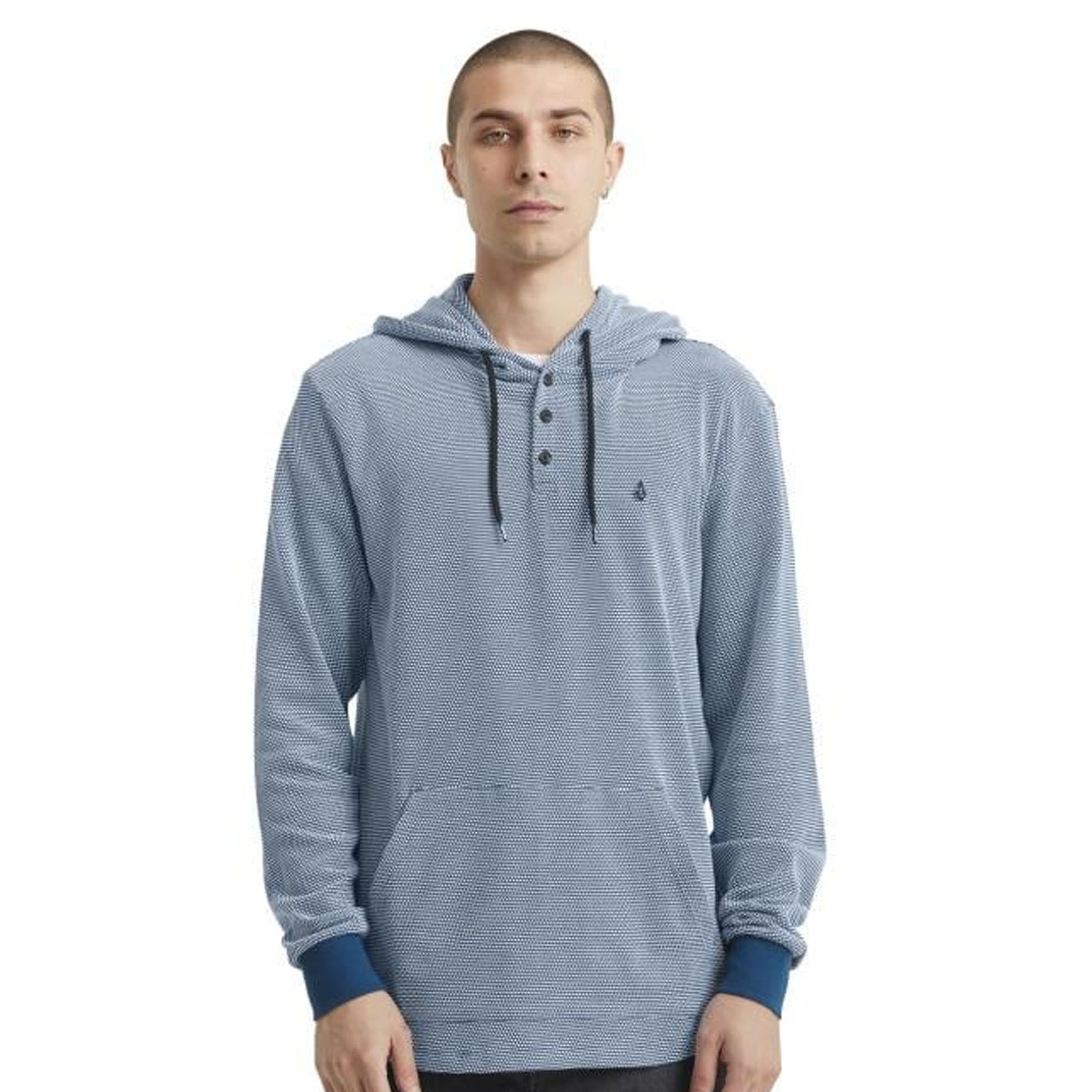 Volcom Murph Thermal Men's L/S Hoodie - Cosmic Blue
