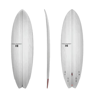 Thunderbolt HIBT 3+3 5'10 Surfboard - FCS II