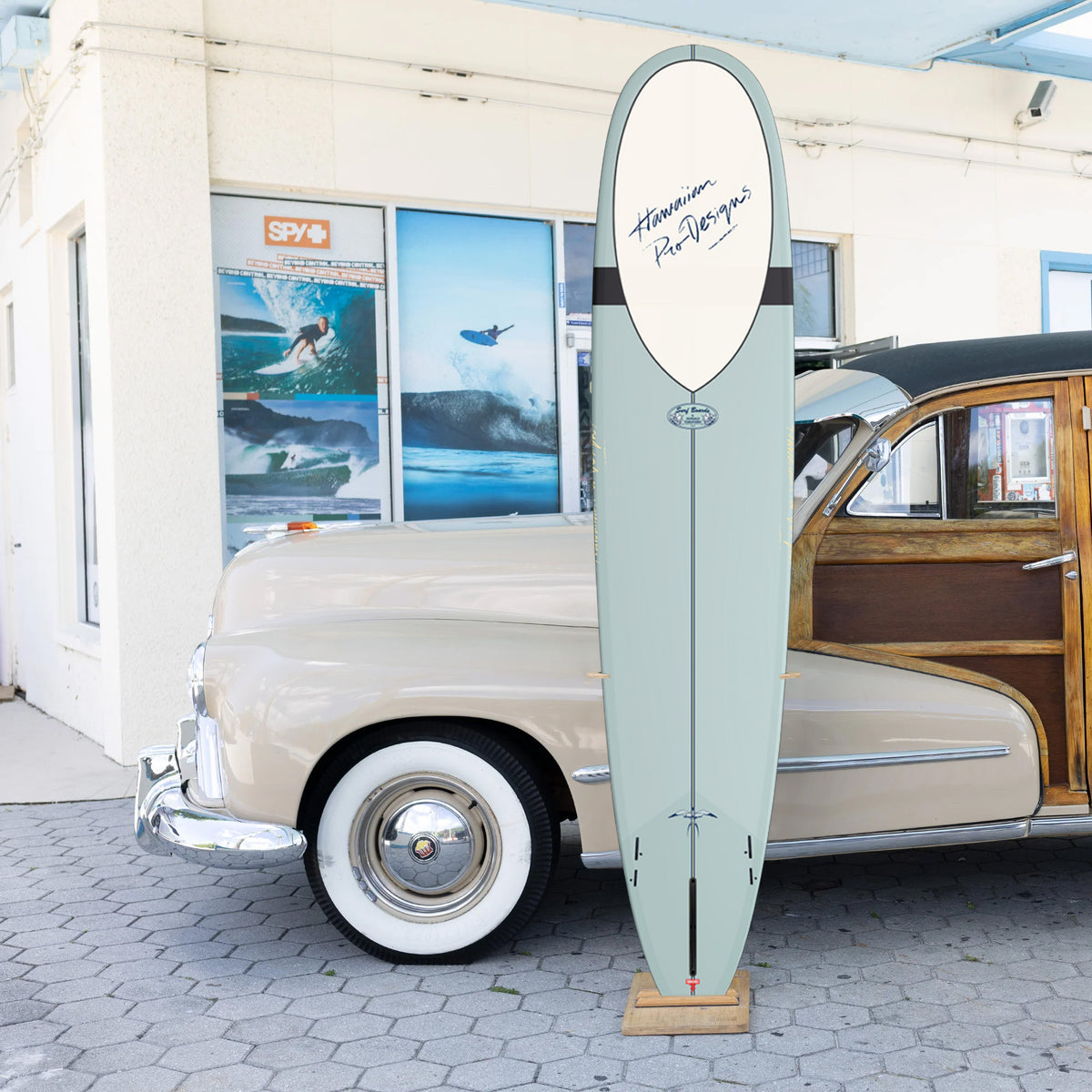 Thunderbolt Donald Takayama In The Pink 9'1 Surfboard - FCS II