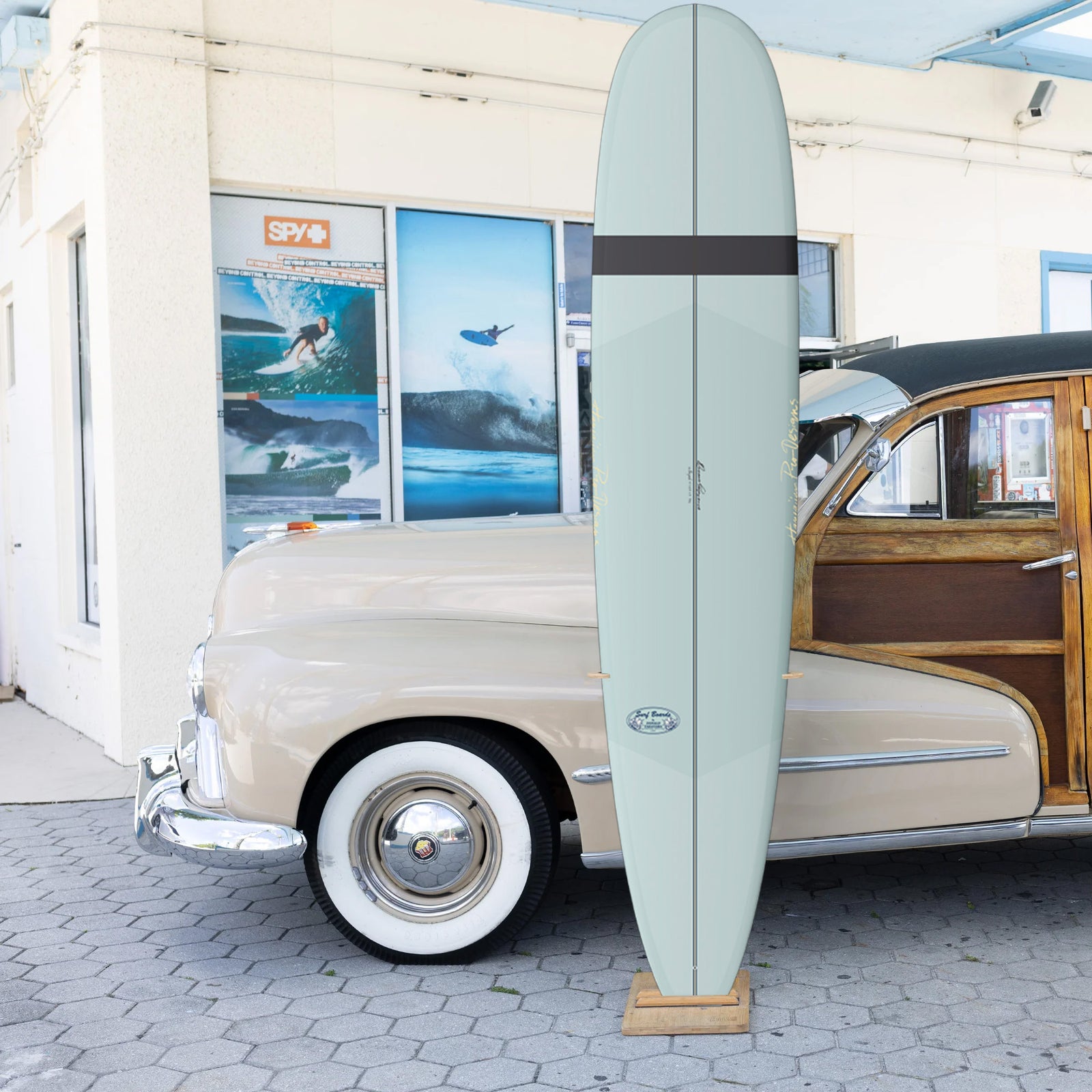 Thunderbolt Donald Takayama In The Pink 9'6 Surfboard - FCS II