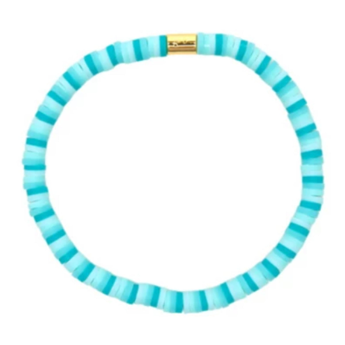 Pura Vida Seascape Vinyl Disc Stretch Bracelet - Tides