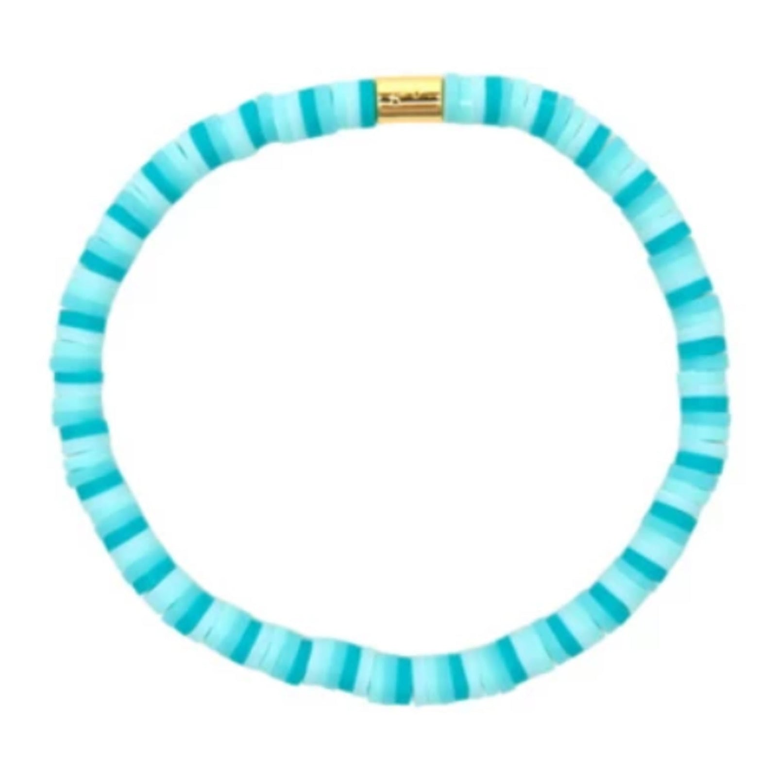 Pura Vida Seascape Vinyl Disc Stretch Bracelet - Tides
