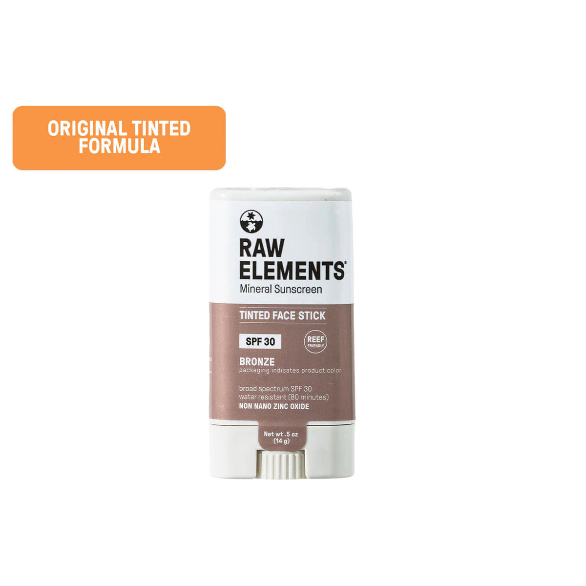 Raw Elements SPF 30 Tinted Face Stick Sunscreen - Bronze