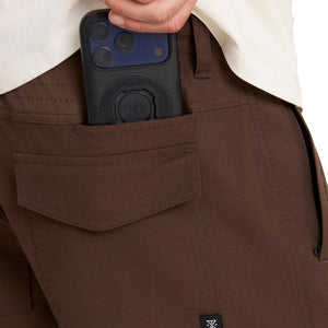 Roark Layover Pro Traveler 18" Men's Walkshorts - Tobacco